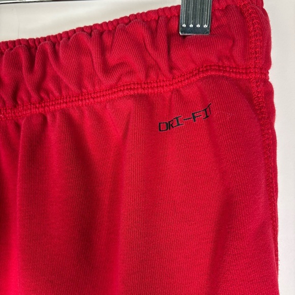 Jordan Men’s XXL Red Joggers Sweatpants Tie Waist Pockets Dri Fit Bottoms Pants - Picture 9 of 9